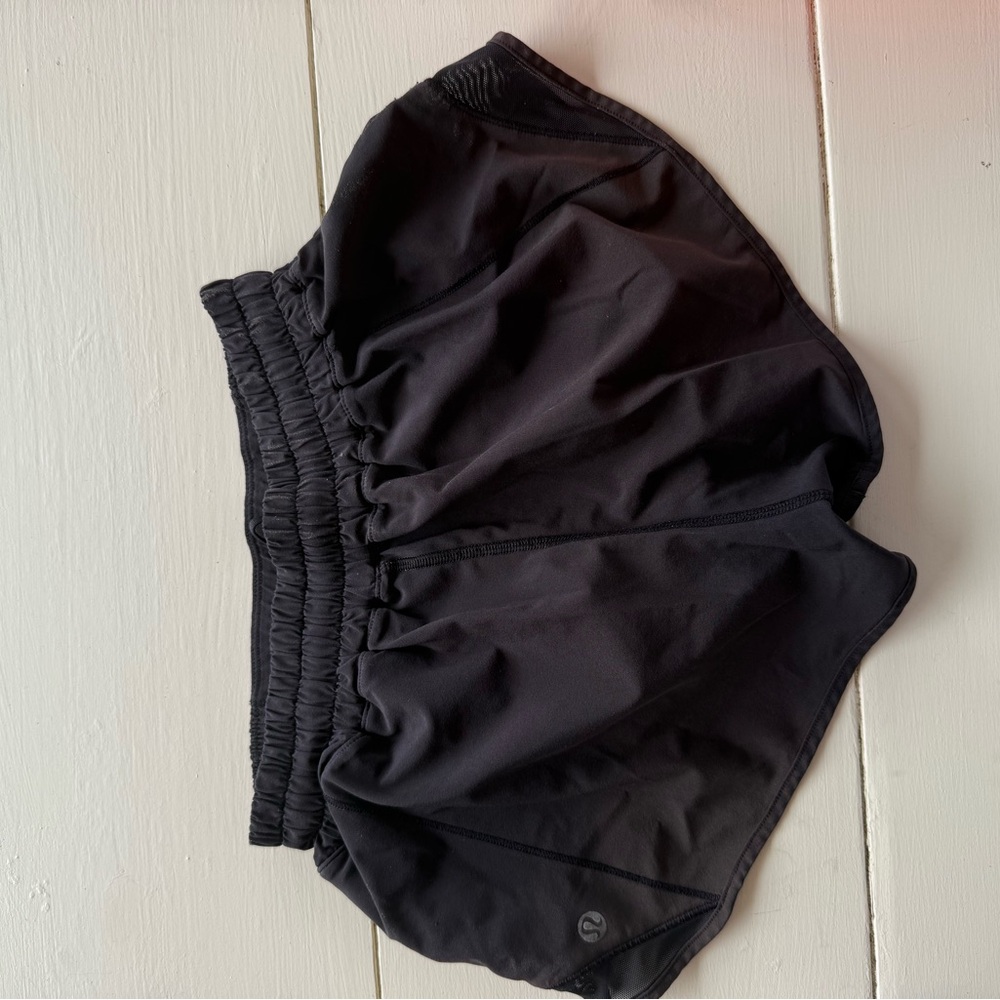 Lululemon Athletica Black Athletic Shorts View 2